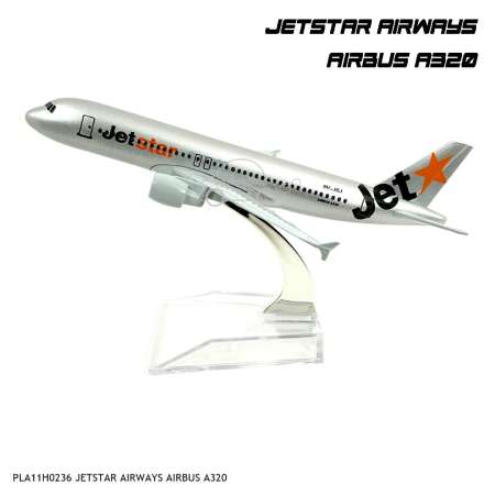 Naynaeshop โมเดล เครื่องบิน JETSTAR AIRWAYS AIRBUS A320 (16 cm)