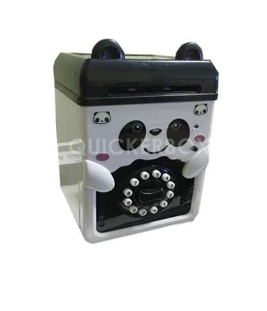ตู้เซฟดูดแบงค์ Safe Bank กระปุกออมสิน ออมเงิน Smiling Panda ลายแพนด้ายิ้ม