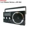 Sonar เครื่องเล่น วิทยุไม้ Classic Series รุ่น SP-202 - สีดำ