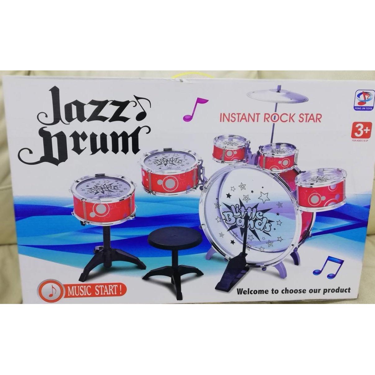 เช็คราคา JAZZ DRUM กลองชุด 7 ชิ้น สำหรับเด็ก พร้อมเก้าอี้ INSTANT ROCK STAR NO.669-17 สี : แดง เช็คราคา JAZZ DRUM กลองชุด 7 ชิ้น สำหรับเด็ก พร้อมเก้าอี้ INSTANT ROCK STAR NO.669-17 สี : แดง