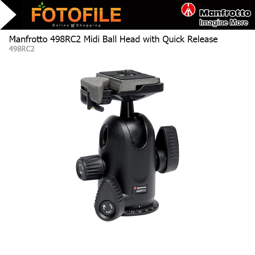 หัวบอล Manfrotto 498RC2 Midi Ball Head with RC2