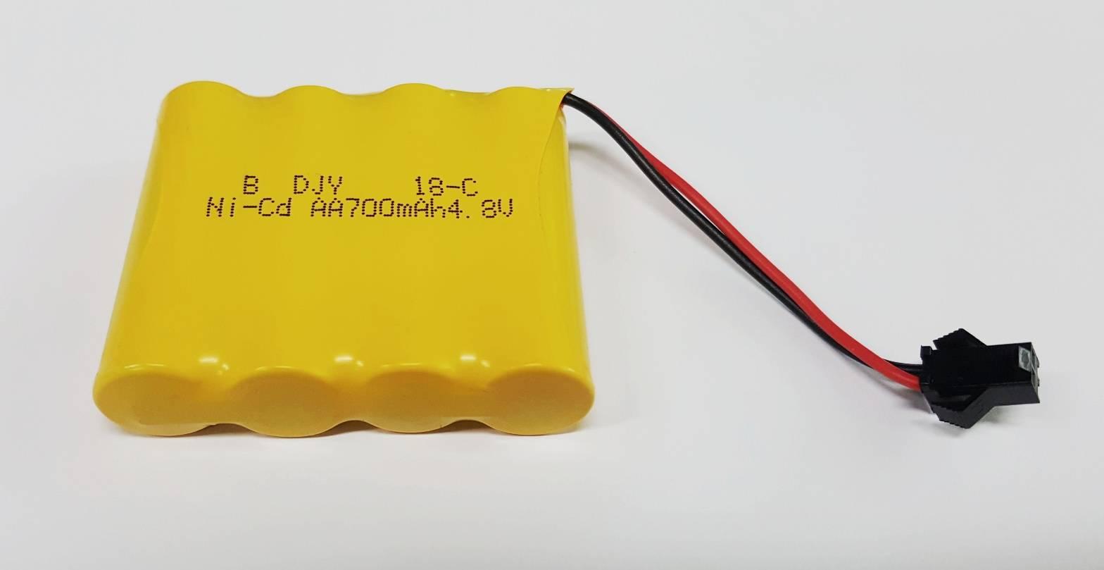 แบตเตอร์รี่รถบังคับ รถไต่หิน 4.8V 700 mAh