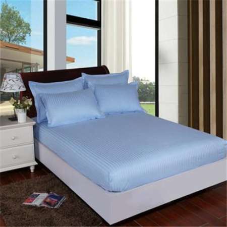 รีวิวขายดี nasa-002 ชุดผ้าปูที่นอน สีพื้น ลายริ้ว 5 ฟุต 5 ชิ้น สีฟ้า ตอนนี้กำลังลดราคามากสุด