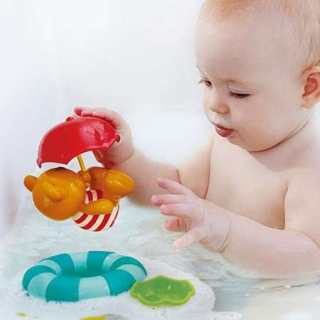 Hape ของเล่นน้ำ ของเล่นเสริมพัฒนาการ ตัวต่อเท็ดดี้เล่นในน้ำ (สำหรับอายุ 12 เดือนขึ้นไป)