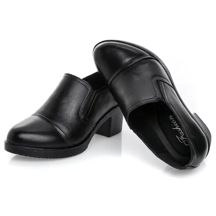 black female loafers