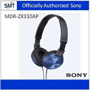 Sony MDR-ZX310AP (Blue) หูฟัง On-Ear ประกันศูนย์ Sony