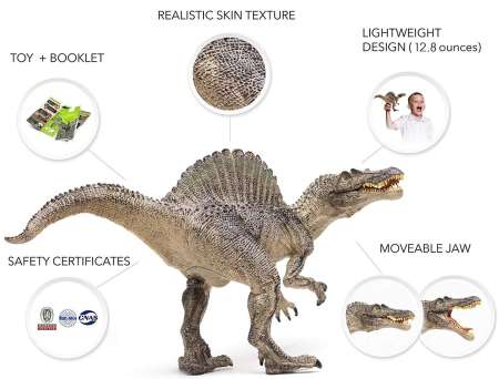 Lifeliko : LLK10307705* โมเดลไดโนเสาร์ Spinosaurus Action Figure Dinosaur Toy