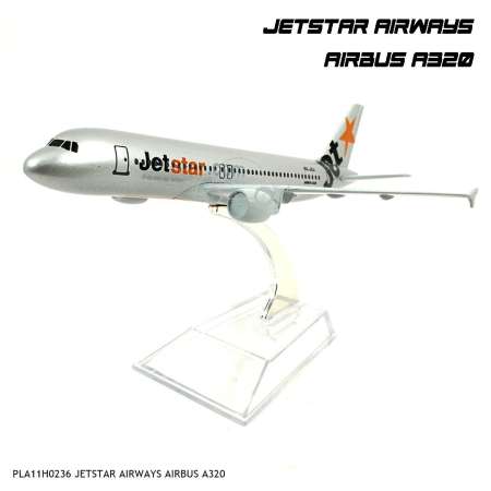 Naynaeshop โมเดล เครื่องบิน JETSTAR AIRWAYS AIRBUS A320 (16 cm)