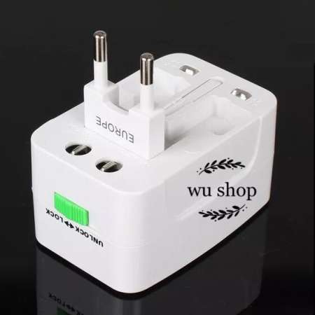 Universal Plug Travel Adapter หัวปลั๊ก เอนกประสงค์ (สีขาว)