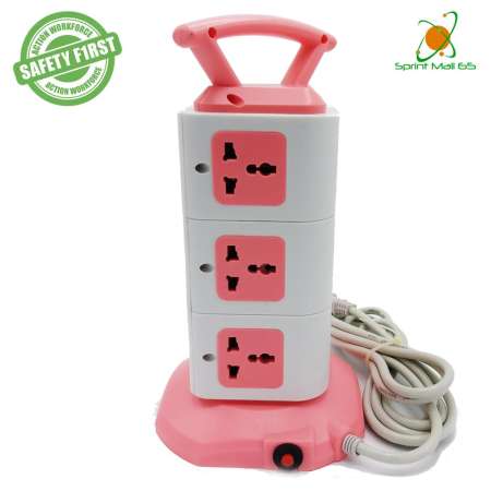 ปลั๊กไฟทรงคอนโด Tower 3 ชั้น เต้าเสียบ 12 จุด 2 USB พร้อม Circuit Breaker สายไฟยาว 3 เมตร Power bar USB สีเขียว (ปลั๊กไฟต่อพ่วง ปลั๊กไฟ USB ปลั๊กไฟ 3 ตา ปลั๊กไฟบ้าน ปลั๊กไฟ toshino ปลั๊กไฟ belkin ปลั๊กไฟพ่วง ปลั๊กไฟคอนโด ปลั๊กไฟทางคอนโด ปลั๊กไฟฟ้า)