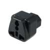  ADAPTER UPS/หัวแปลง ปลั๊กups IEC to 3 PIN ปลั๊กAPC แบบ 2รูเสียบ สีดำ