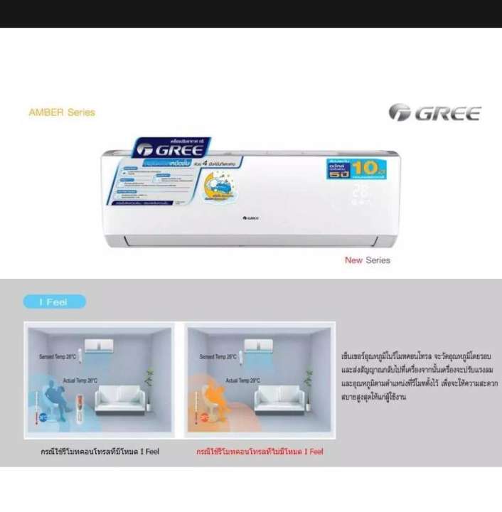 แอร์GREE 9503BTUประกันถึง 10ปีเต็ม