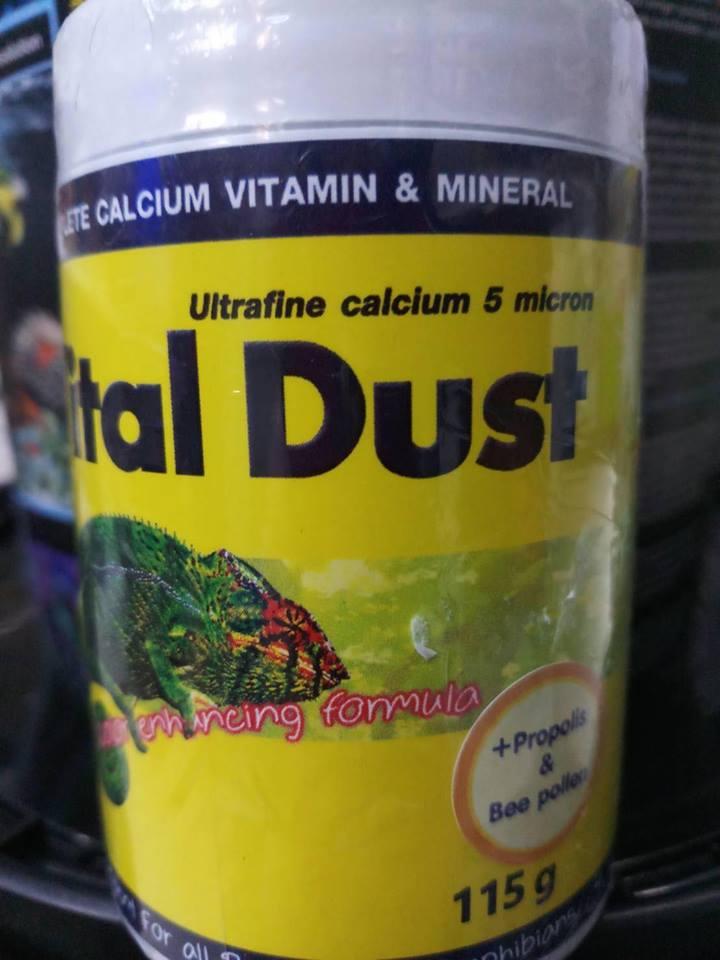 Vital Dust วิตามินรวมสำหรับสัตว์เลื้อยคลานทุกชนิด 115 g (สูตรใหม่ผสม ...