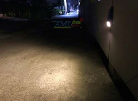 XML-Solar โคมไฟติดผนัง โซล่าเซลล์15 MD led (ตัวแบน ดำ) (เเสง : เหลืองวอมไวท์) XML-Solar โคมไฟติดผนัง โซล่าเซลล์15 MD led (ตัวแบน ดำ) (เเสง : เหลืองวอมไวท์)