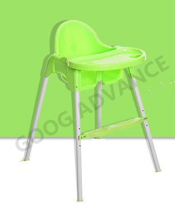 โต๊ะเก้าอี้กินข้าวเด็กทรงสูง 3in1 รุ่นGCFC04-GREEN สีเขียว