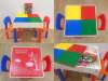 Ruklook โต๊ะกิจกรรมเลโก้  2 in 1 Learning Desk Set