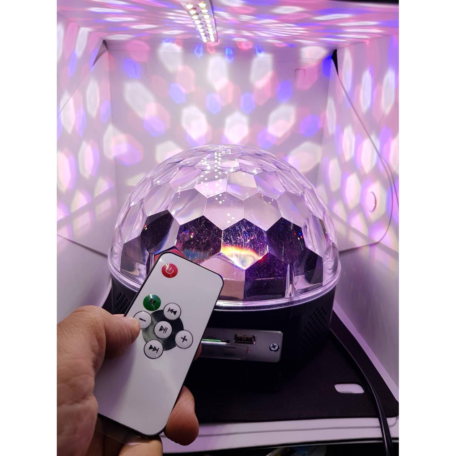 ไฟดิสโก้เทค ไฟเทค ไฟเธค ไฟดิสโก้ ไฟปาร์ตี้ เล่นเพลงได้ LED Magic Ball Light MP3