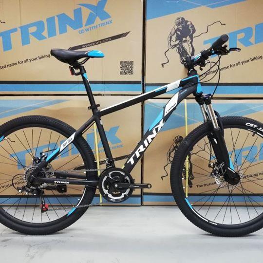 TRINX จักรยานเสือภูเขา รุ่น M136 Size 17 ล้อ 26 นิ้ว เฟรมอลูมิเนียม 21 สปีด โช๊คล็อกได้