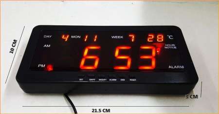 นาฬิกาดิจิตอลLED DIGITAL CLOCKแขวนผนัง/ตั้งโต๊ะ รุ่นCX-868 นาฬิกาดิจิตอลLED DIGITAL CLOCKแขวนผนัง/ตั้งโต๊ะ รุ่นCX-868