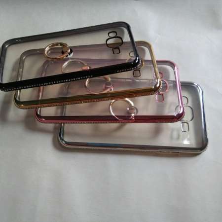 Tpu ขอบเพชร (มีเเหวน) J7/J7core(ใช้เคสตัวเดียวกัน)