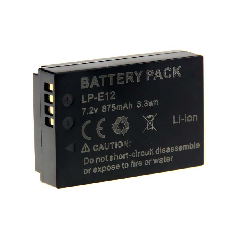 LPE12 Battery แบตเตอรี่กล้อง for Canon EOS M M2 M10 M50 M100 100D