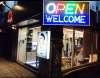 ป้ายไฟLED OPEN WELCOME รุ่น YW-26ขนาด50*26 ซม. อักษร ตกแต่งหน้าร้าน LED SIGN ข้อความ  