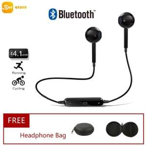 หูฟังบลูทูธ 4.2 ROQ Wireless Bluetooth Stereo Headset ฟังเพลง.รับสายสทนาได้ (Black)