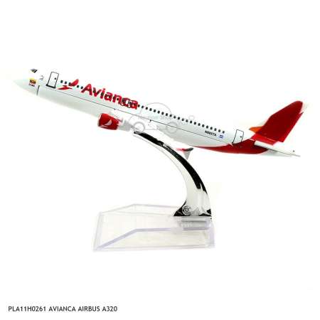 Naynaeshop โมเดลเครื่องบิน AVIANCA AIRBUS A320 (16 cm)