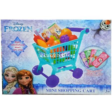 KUKTOY  รถเข็น มินิรถเข็นช็อปปิ้ง  MINI SHOPPING CART FROZEN 