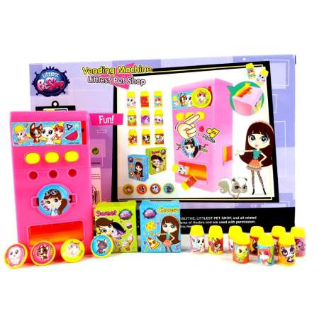 One Price Toys - Little Pet Shop Soft Drink Machine - ของเล่นชุดเครื่องกดน้ำกระป๋องม้าน้อย