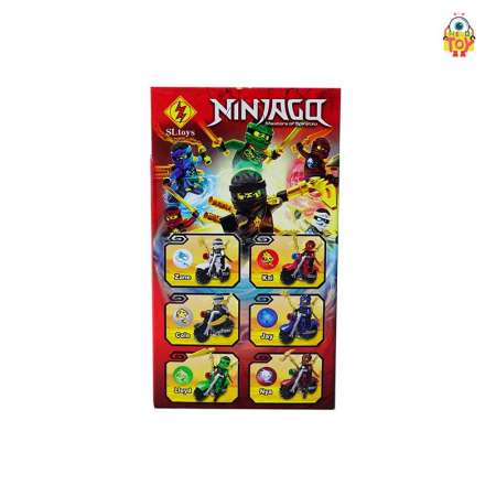 Welo toy - ของเล่น ชุดโมเดลตัวต่อ Ninjago 6 แบบ No.SL Toys 8936