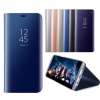 ฺBestseller เคส Huawei Y9 2018 Clear View Mirror Leather Flip Stand Cover