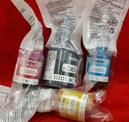 Brother หมึกBTD60 BK + BT5000 สี แบบNobox หมึกสำหรับเติม Tank series - T 310 T510 T810 Brother หมึกBTD60 BK + BT5000 สี แบบNobox หมึกสำหรับเติม Tank series - T 310 T510 T810