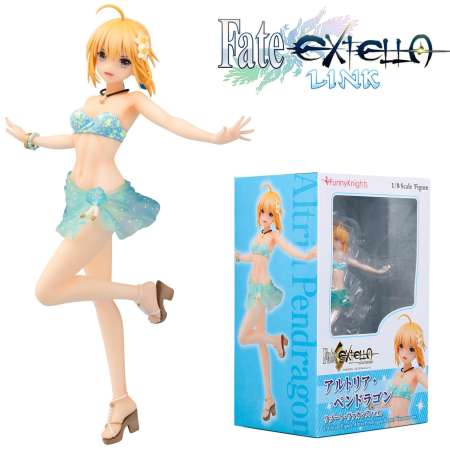 Figure ฟิกเกอร์ Fate Extella เฟท เอ็กซ์เทลล่า Saber เซเบอร์ Nero Claudius  Altria Pendragon Resort Vacation Ver Anime อนิเมะ การ์ตูน มังงะ New Collection Doll ตุ๊กตา manga Model โมเดล