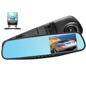 กล้องติดรถยนต์จอ4.3นิ้ว หน้าหลัง Car Camera Full HD1080Pถูกที่สุด จอใหญ่เวอร์