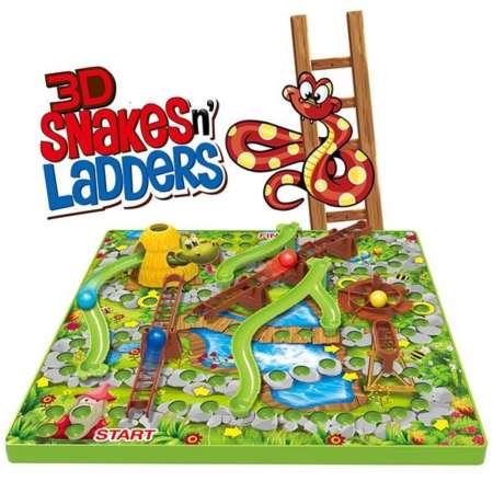 3D Snake and Ladders ของเล่น ชุดเกมส์บันไดงูสามมิติ