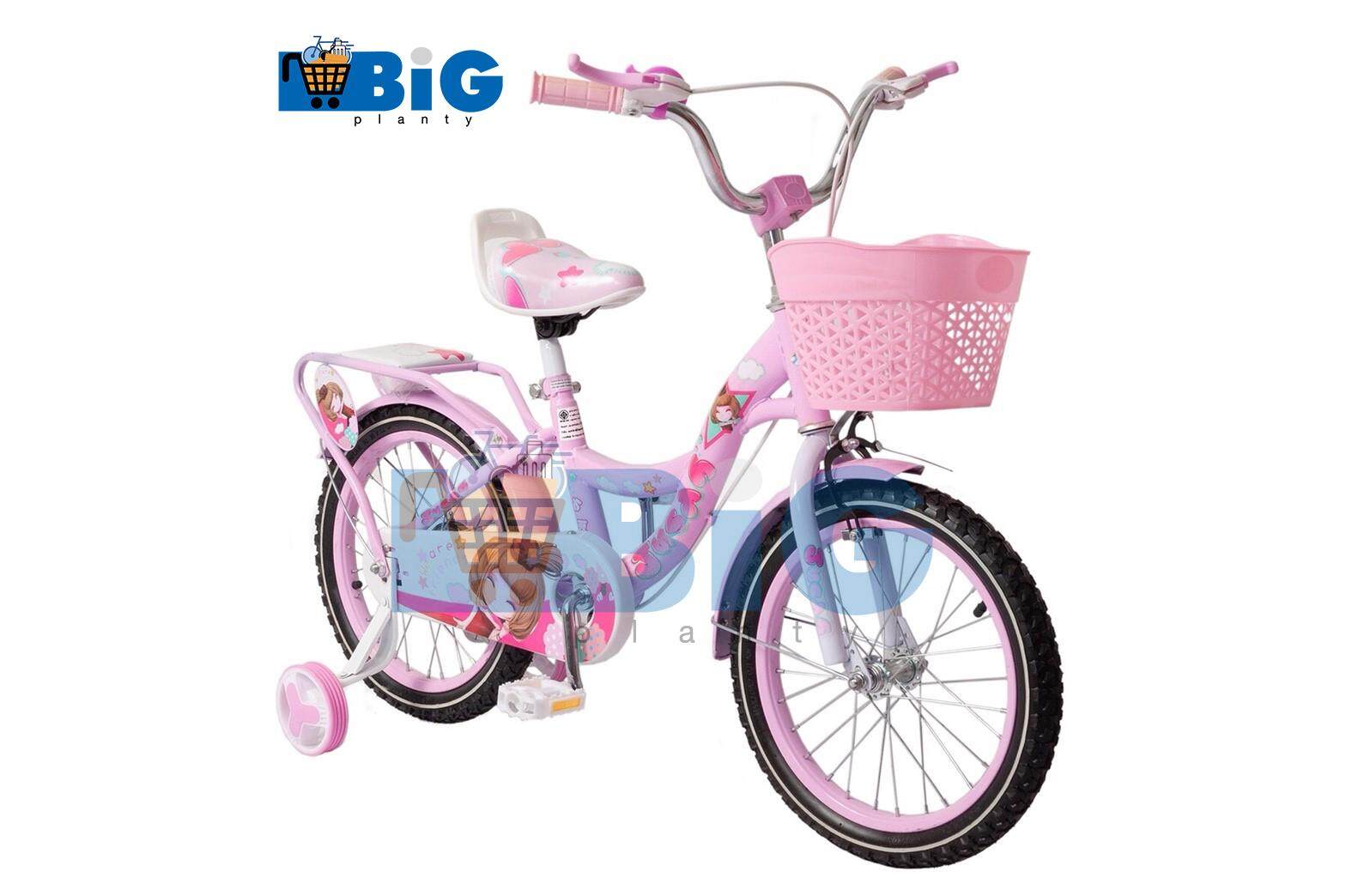 BigPlanty จักรยานน้องสวย สีชมพู No.111 16นิ้ว