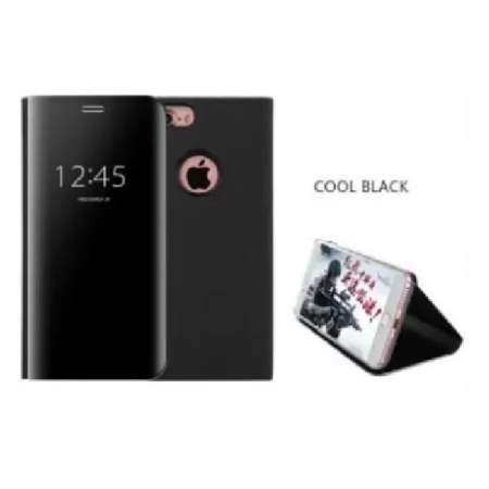 เคสฝาพับ กระจกไอโฟน 6 Clear View Standing Cover Apple Iphone 6 สีดำ