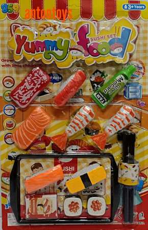 Manmenatoys ของเล่นอาหาร ซูชิ ชุดครัวซูชิแผง  NO.859