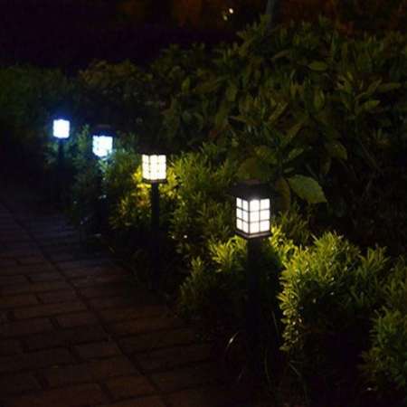 Solar LED Zen CoolWhite ไฟทรงโคมญี่ปุ่นพลังงานแสงอาทิตย์ 6 ต้น (โทนแสงขาวเย็น)