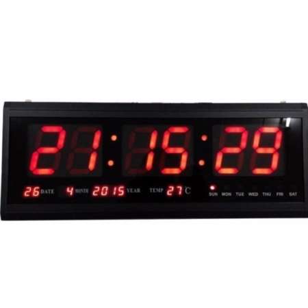 นาฬิกาดิจิตอล LED Number Clock รุ่น HB-4819SM