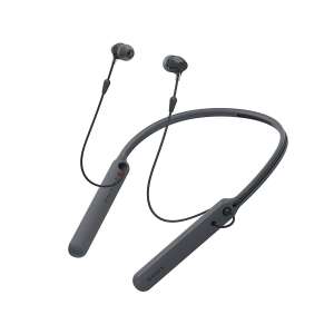 Sony WI-C400 หูฟัง Bluetooth neckband in-ear รองรับ NFC พร้อมระบบสั่นเมื่อมีสายเข้า (Black)