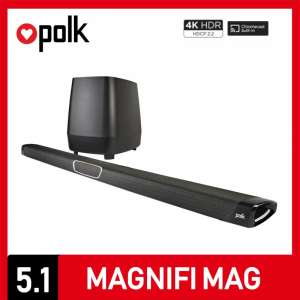 Polk Audio ลำโพงซาวด์บาร์ Soundbar รุ่น MagniFi MAX ระบบเสียง 5.1 ประกันศูนย์