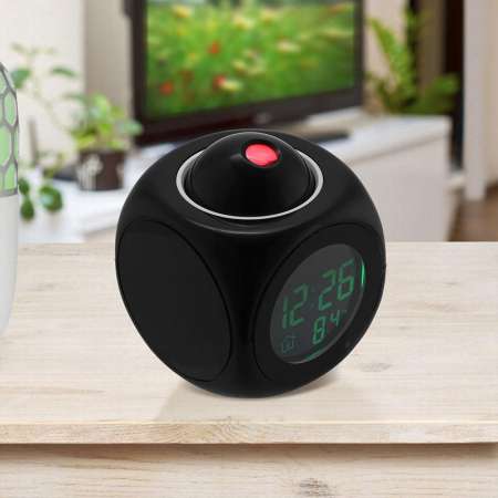 EGB นาฬิกาปลุก LED มัลติฟังก์ชั่น แสดงอุณหภูมิ ฉายเเสงเเสดงเวลา ได้ทีเพดาน หรือผนัง ของขวัญ