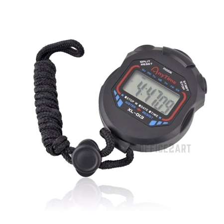 Office2art นาฬิกาจับเวลา ANYTIME สีดำ No.XL-013 ( นาฬิกาจับเวลาดิจิตอล นาฬิกาดิจิตอล นาฬิกาจับเวลากีฬา Digital Timer Stopwatch )