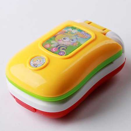 Kids Toys โทรศัพท์ฝาพับ ของเล่นเด็กเล็ก สุดล้ำ (มีเสียง มีไฟหน้าจอ เสมือนจริง)