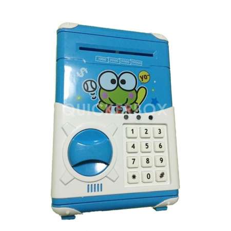 กระปุกออมสิน ตู้เซฟ ดูดแบงค์ กบเคโระ Money Saving Automatic Deposit Box Kero