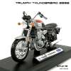 Naynaeshop โมเดล มอเตอร์ไซด์ บิ๊กไบค์ TRIUMPH THUNDERBIRD 2002 สีแดงบรอนด์ (Scale 1:18)