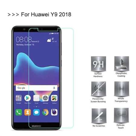 ฟิล์มกระจกนิรภัย Tempered Glass ไม่มีกรอบสี สำหรับ Huawei Y9 2018 , Honor 7X รุ่นใหม่