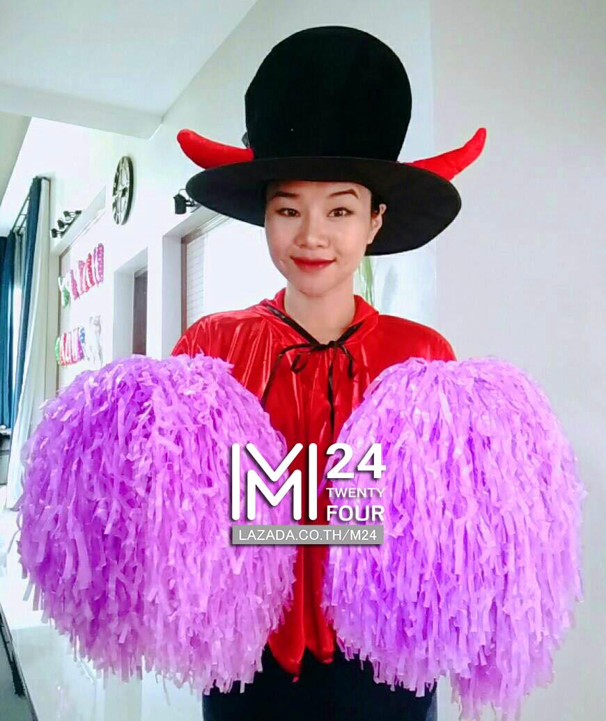Hot 1 คู่=2 อัน Jumbo มีให้เลือก 9 สี สีด้าน พู่จัมโบ้ พู่พลาสติกใหญ่พิเศษ พู่เชียร์กีฬา พู่เชียร์ลีดเดอร์ พู่กองเชียร์ ปอมปอมเชียร์ กีฬาสี กองเชียร์ งานอีเว้นท์ อุปกรณ์การแสดง เต้นเชียร์ลีดเดอร์ ภู่เชียร์ เชียร์ฟุตบอล กิจกรรมนันทนาการ Pompom Cheerleading